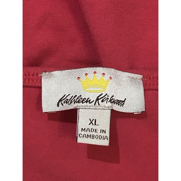 Kathleen Kirkwood Pink Tank Top Women's size XL - Picture 3 of 3